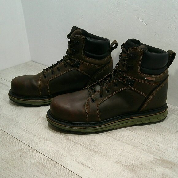 Danner Men's Leather Steel Yard Work Boots Waterproof- Steel Toe Size 13 - Picture 10 of 14